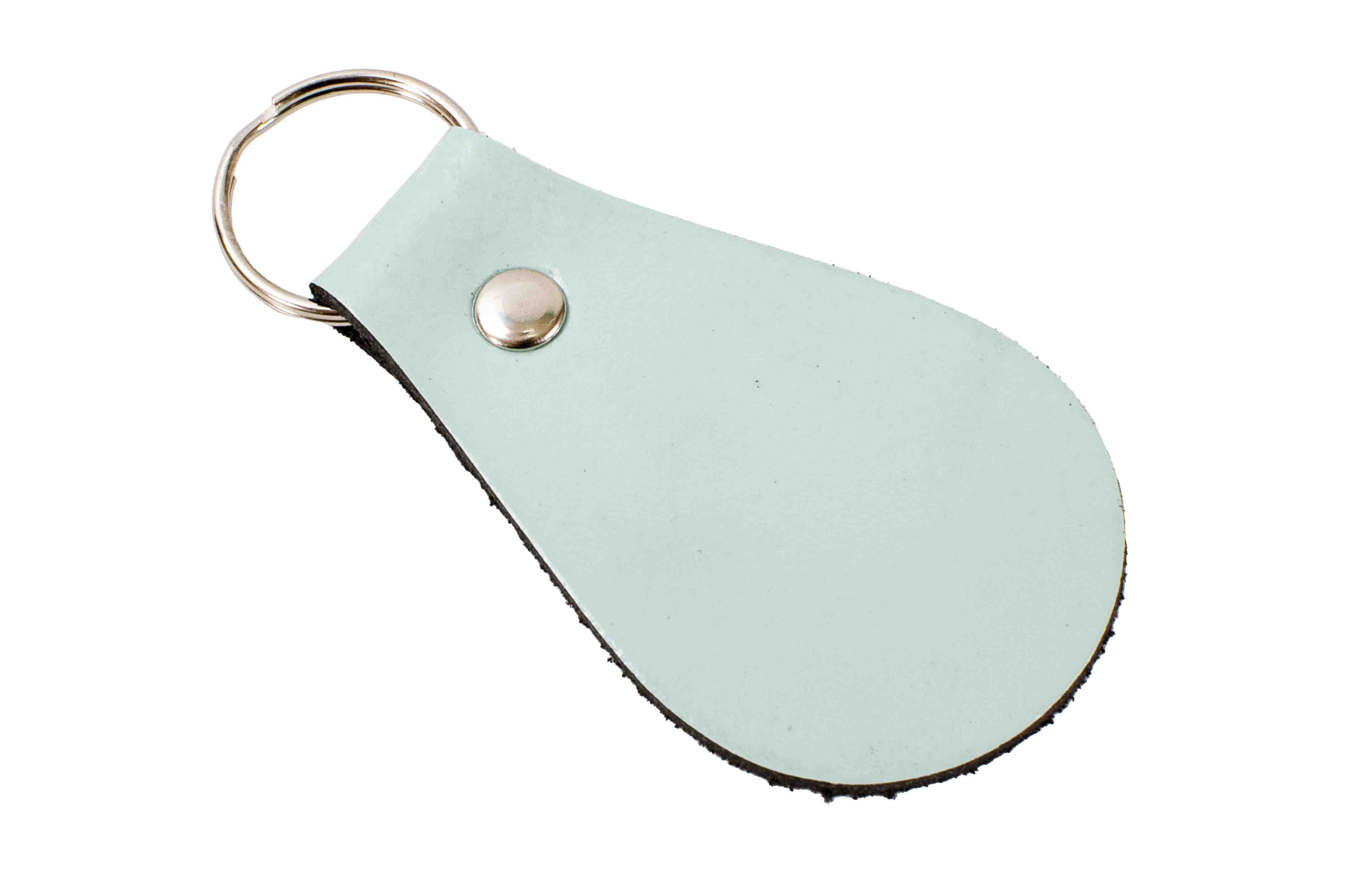 (image for) JADE LEATHER OVAL KEY RING